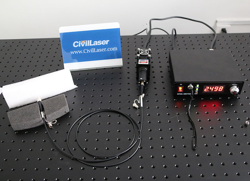 808nm 1000mW IR 섬유 결합 레이저 연구실 레이저 시스템